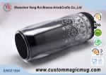 Double Wall Eco Friendly Travel Mugs , Plastic Coffee Cups With Lids 350ml 12oz