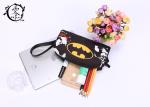 Marvel Batman Logo Pencil Case Pouch Polyester Canvas Pencil Box Gift For