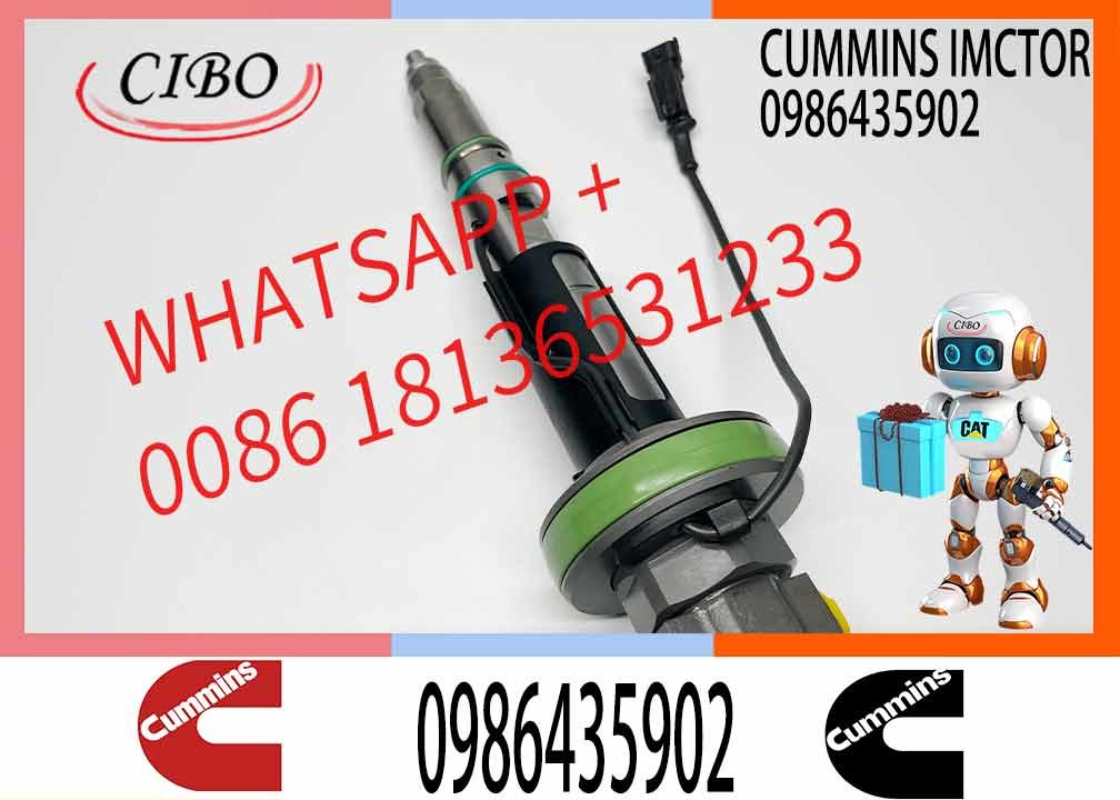 Quality goods auto parts Cumminns QSK19 QSK38 QSK50 QSK60 Engine diesel fuel injector 0986435902 2881088