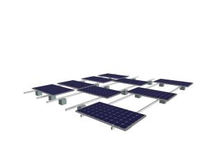 Wholesale Sloped Solar Panel Roof Mounting Systems Anti - Corrosion 130mph Wind Load Framed from china suppliers