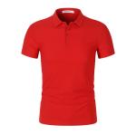 Customized Polo Shirts Business Workwear Mens Polo Neck T Shirts With Printing