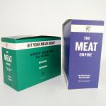 Custom Printed Folded Cardboard Retail Display Box 200G Beef Jerk Packaging