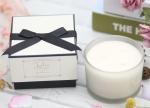 Customized Soy Wax Room Scented Candles / Home Decor Candles Frosted Gold