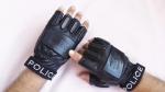 Cold Steel Tactical Gloves For Police Genuine Velvet Cold-Proof Full-Finger
