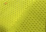 120GSM Yellow Color Fluorescent Material Fabric For Fashion Traffic Safety
