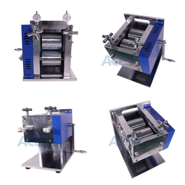 Manual Horizontal Roller Press Machine For Battery Electrodes