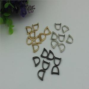 Wholesale China factory design backpack metal d buckle,zinc alloy light gold metal d ring 10mm from china suppliers