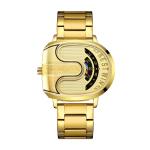 Colors Dial Stainless Steel Watch with Quartz Movement Technology