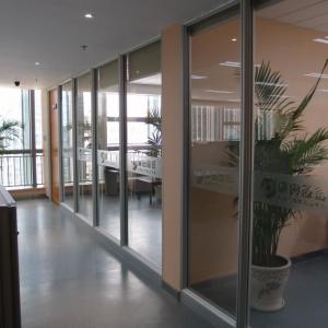 Wholesale Soundproof Fireproof Sliding Office Partition Glass Walls With Aluminum Frame from china suppliers