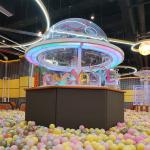 Electric Indoor Playground Equipment Ocean Ball Plastic Fun Play Blowing Machine
