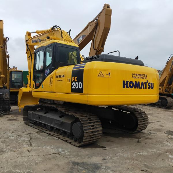 Used 20 Ton Excavator Komatsu PC200-7 Secondhand Crawler Digger Track Excavator