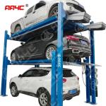 AA4C 4 post triple stacker car parking lift car elevator high rise 4 post
