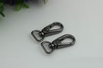 Manufacturing plating 6 color high quality metal d ring snap hooks 13 mm for