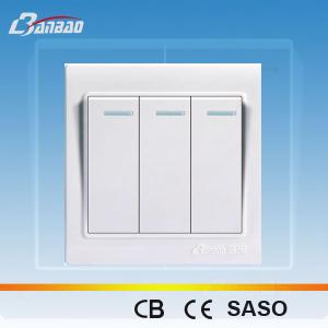 Wholesale LK4005 white color rocker PC wall switch from china suppliers