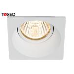 Mr16 Housing Anti Glare Downlights / IP20 Square Recessed Bathroom Lights