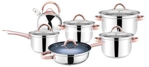 Wholesale Single Layer Fast Heating 201 Stainless Steel Soup Pot With Glass Lid from china suppliers