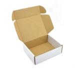 White 3 Layer Corrugated Shipping Boxes Paper Cardboard Custom Printed