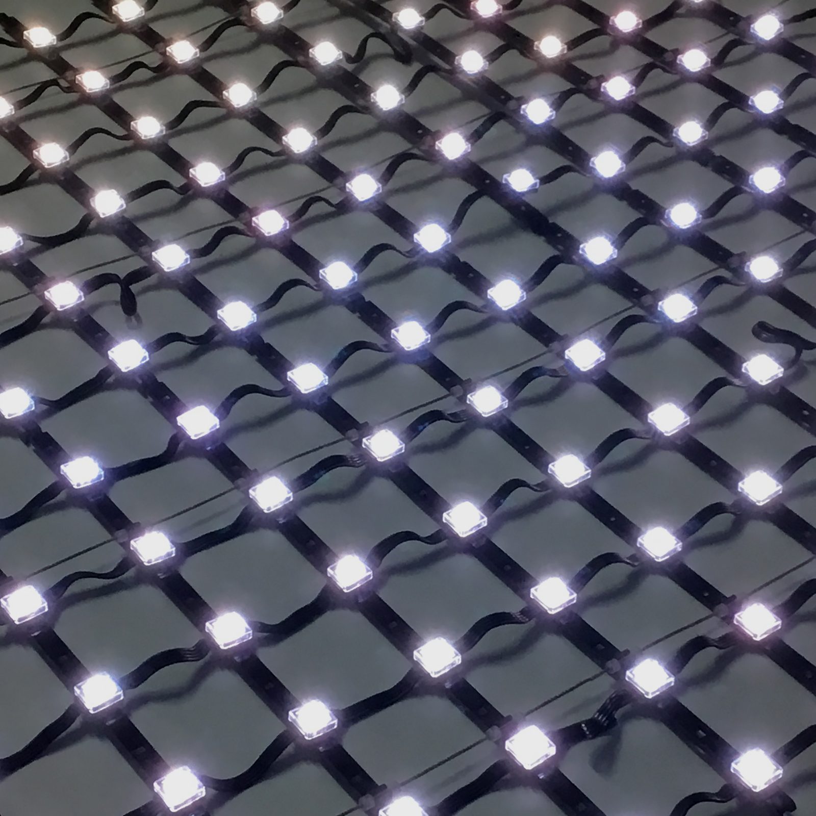 2020 P50 P100 RGB Square Video Wall Led Mesh Screen LED Pixel Screen IP65