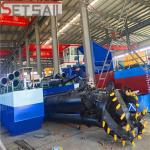 Electric Control System Diesel Engine Sand Dredger for River and Lake Sand