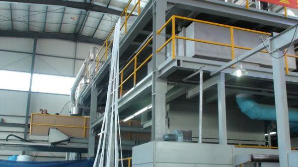 1600mm PP Spunbonded Non Woven Making Machine For Polypropylene Chips CE