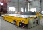 Heavy Duty Electrically Operated Rail Transfer Cart / Trolley For Industrial