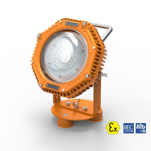 IECEx 15Watt Explosion Proof Portable Led Lighting Rechargeable Magnet Base