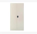 Home Office Steel Cupboard 2 Door Metal File Cabinet With 4 Adjustable Shelves