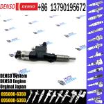 Common rail injector 23670-E0050 095000-6350 for Hino 500 series