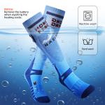Rechargeable 4 Heating Settings Lithium Ion Self Heating Socks For Camping