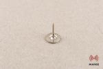 Smooth / Grooved Flat Head Pins 12 Mm Compatible For Conventional Tags