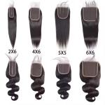 Natural wave 5x5 Lace Frontal Closure Human Hair Ear to Ear HD Lace Frontal