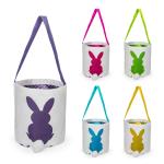 Custom Blank Linen Sublimation Easter Bunny Bag For Sublimation Photo Printing
