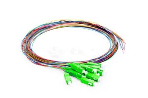 Wholesale SC APC 12F OS2 Optical Pigtail Single Mode Fiber Optic Jumper 3.0mm 2.0mm from china suppliers