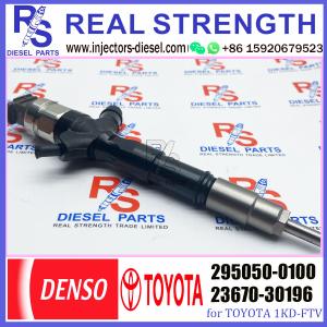 Wholesale common rail injector 23670-39196 295050-0100 injector for TOYOTA 1KD-FTV KDH201 injector nozzle 23670-39196 295050-0100 from china suppliers