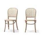 Depth 49cm Height 87cm Rattan Dining Table Chairs , Stacking Rattan Garden