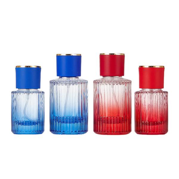 Bulk Custom Crystal 30ml 50ml Bulk Glass Perfume Bottles| Standard Shapes (Round/Square) | Custom Label