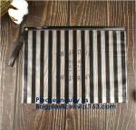 Hot Sale Waterproof Frosted Slider PVC Zipper Bags Wholesale Custom Printed