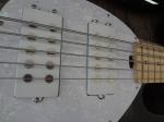 5 string bass guitar Erine ball sting ray 5 Gray quilted maple body maple neck