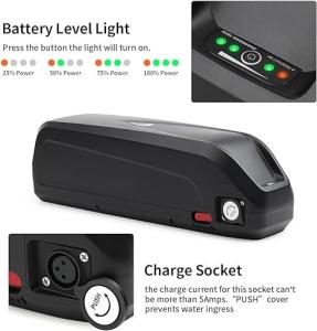 Wholesale 36V Ebike Hailong Downtube Lithium Battery for Electric Bike with USB Charger Included from china suppliers