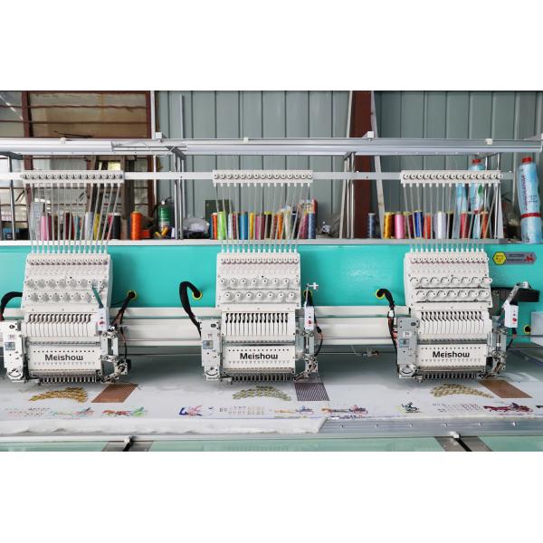 Computer Single Sequin Embroidery Machine 10 Head Customization Area