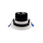 White Gimbal 12w Dimmable Led Downlights 4inch 60Hz Frequency