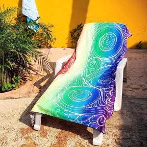 Wholesale Rectangular Microfiber Beach Towel With High Absorbency And Nature Inspired Designs from china suppliers