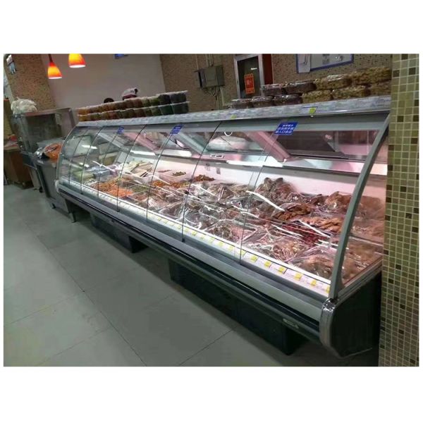 Fish Deli Cooler Showcase Undercounter Commercial Deli Display Fridge