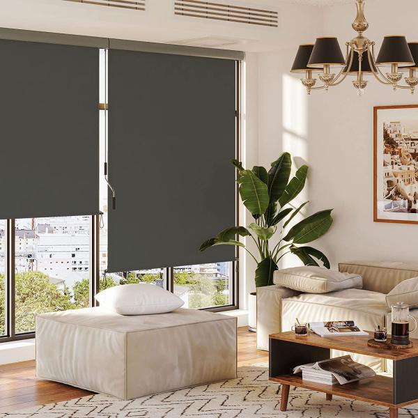 Aluminum Frame Manual Operation Sunscreen Awning for Vertical Windows and Roller Blinds