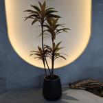 Plastic Green Artificial Plants Indoor / Outdoor Artificial Flowers 140cm