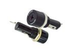 Slotted Cap Fingergrip Shock-Safe Vertical Mount PCB Fuse Holder H3-02 10A