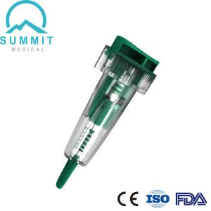 Wholesale Push Button Safety Lancet 21G Needle 1.8mm Depth for Rapid Test from china suppliers