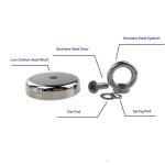 255lbs Pulling Force Round Neodymium Fishing Magnet for River Retrieving in