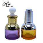 UV Plating Cap Boston Dropper Bottles 5ml 15ml Leak Proof