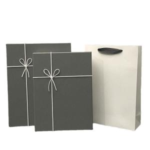 Wholesale Silk Bowknot Cardboard Paper Gift Box Packaging For Gift Wrapping Custom from china suppliers